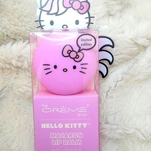 ⏬️CLEARANCE LIMITED EDITION💥The Crème Shop Hello Kitty Macaron Lip Balm!